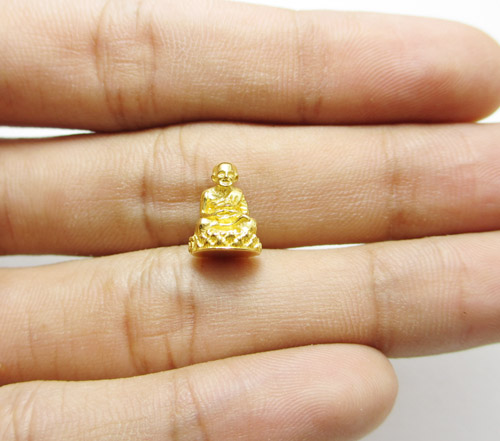 พระหลวงปู่ทวด เนื้อทองคำ ดวงเศรษฐี เหนือบารมี นน. 3.70 g รูปที่ 4