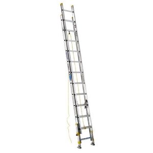 ฿Best Sale Werner D18242EQ Equalizer 250-Pound Duty Rating Aluminum Extension Ladder รูปที่ 1