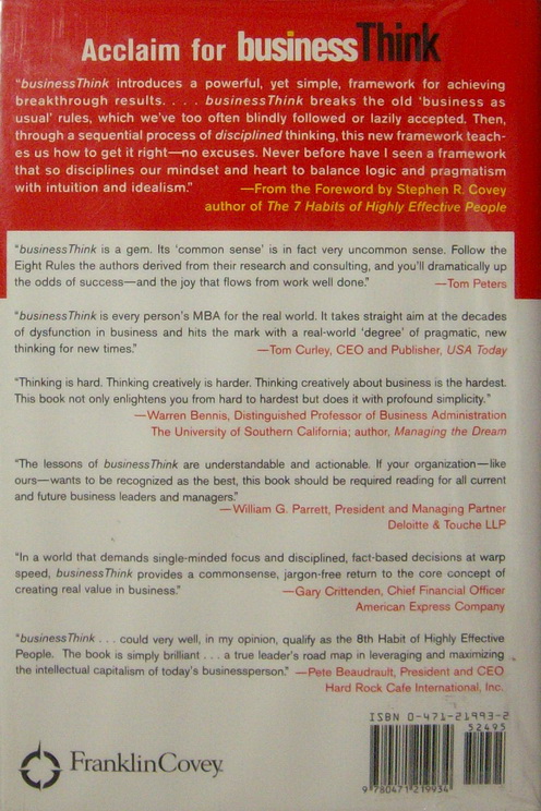 หนังสือ Business Think รูปที่ 2