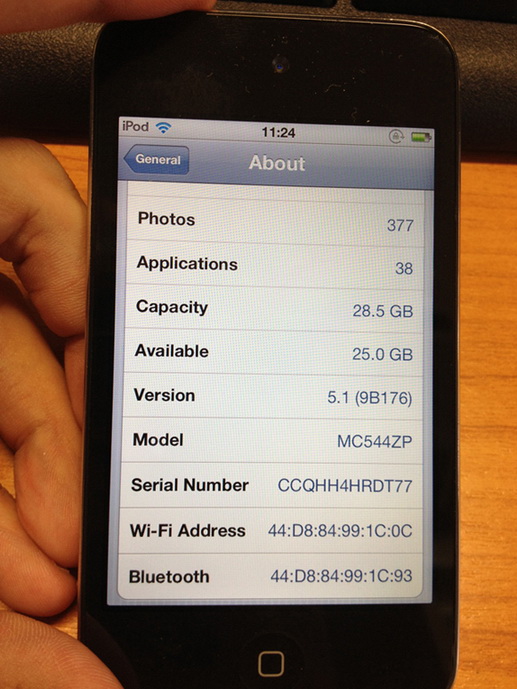 ขาย Ipod Touch Gen 4 สภาพ 99.99% - 7,500 บาท (เชียงใหม่) รูปที่ 6