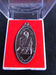 รูปย่อ เหรียญใบขี้เหล็กหนุนดวง หลวงปู่แผ้ว วัดหนองพงนก เนื้อทองแดงรมดำ รูปที่2