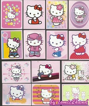 Hello Kitty Superstar Sticker Album ครบชุด 220 ใบ แบบยังไม่แปะ  รูปที่ 2