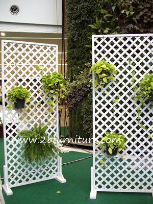 เช่าแผงระแนง เช่าBackdrop เช่าระแนงบังตา แผงระแนงสีขาว สำหรับตกแต่งสถานที่จัดงานของท่าน รูปที่ 2