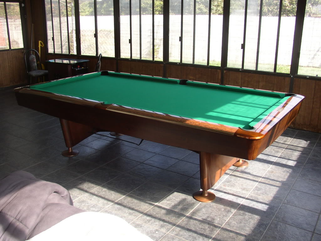 โต้ะพูล มือสอง pool table Brunswick Gold Crown3,second hand. รูปที่ 1