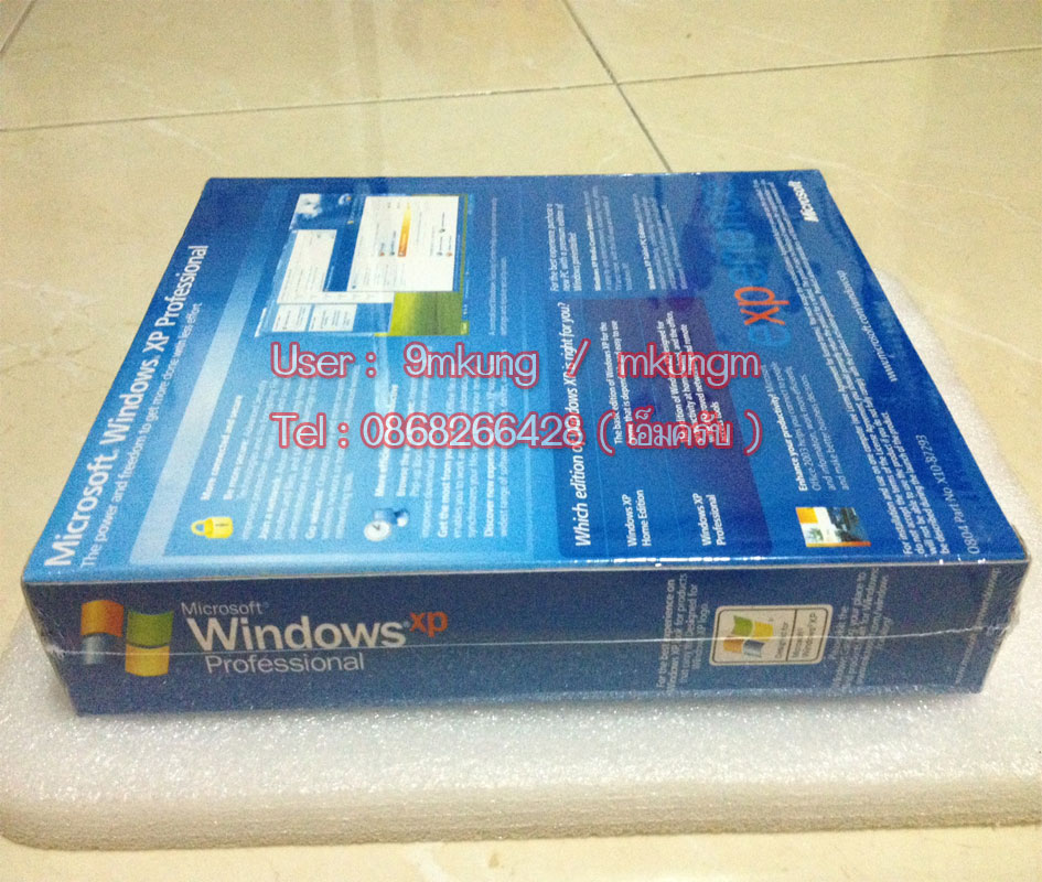มีลิขสิทธ์ Windows XP Professional SP3 FPP Full Box ฯลฯ มาขายครับ รูปที่ 1