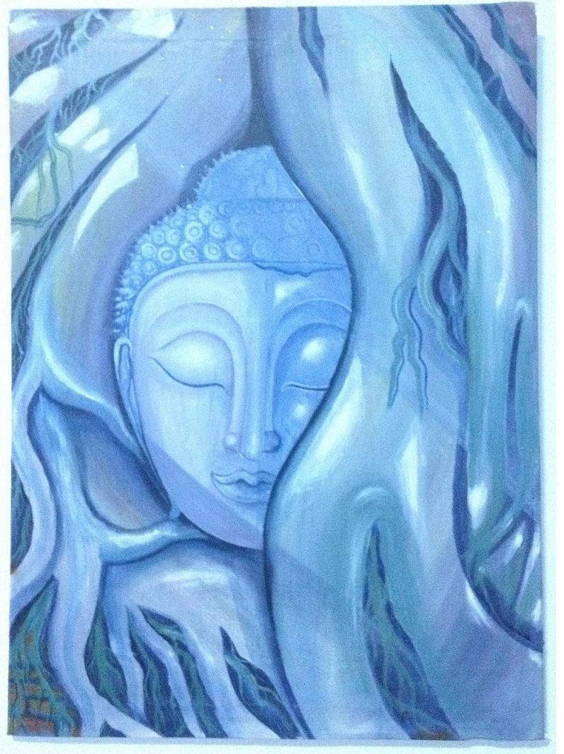 ภาพวาดลายไทย เช่นเทวดา นางฟ้า รูปที่ 4