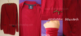 เสื้อคลุม Mark & Spencer ตัวยาว สีแดงเข้ม ผ้านิ่ม ไม่หนามาก 
