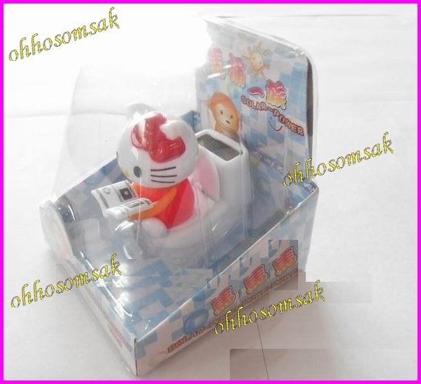 ตุ๊กตาคิดตี้พลังแสง /Kitty Solar Power  Doll  ตุ๊กตาสั่นหัว ตามพลังงานแสง น่ารักมากๆค่ะ รูปที่ 7