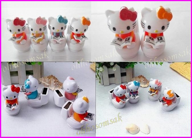 ตุ๊กตาคิดตี้พลังแสง /Kitty Solar Power  Doll  ตุ๊กตาสั่นหัว ตามพลังงานแสง น่ารักมากๆค่ะ รูปที่ 5