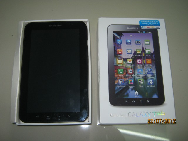ขาย SAMSUNG GALAXY TAB 7.0 GT-P1000T 16 GB สีขาว รองรับ wifi 3G มือสองราคา 8,900 บาท รูปที่ 1