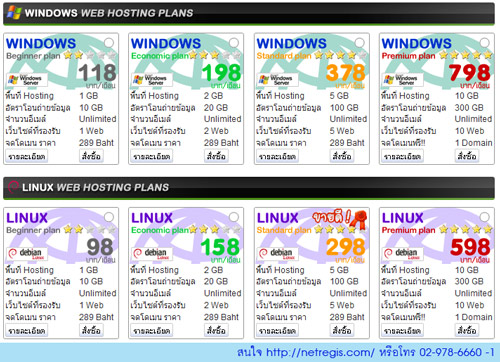 บริการ Hosting (โฮสติ้ง) และ Reseller Hosting Server มาตราฐานญี่ปุ่น ราคาเริ่มต้นที่ 98 บาท/ เดือน รูปที่ 1