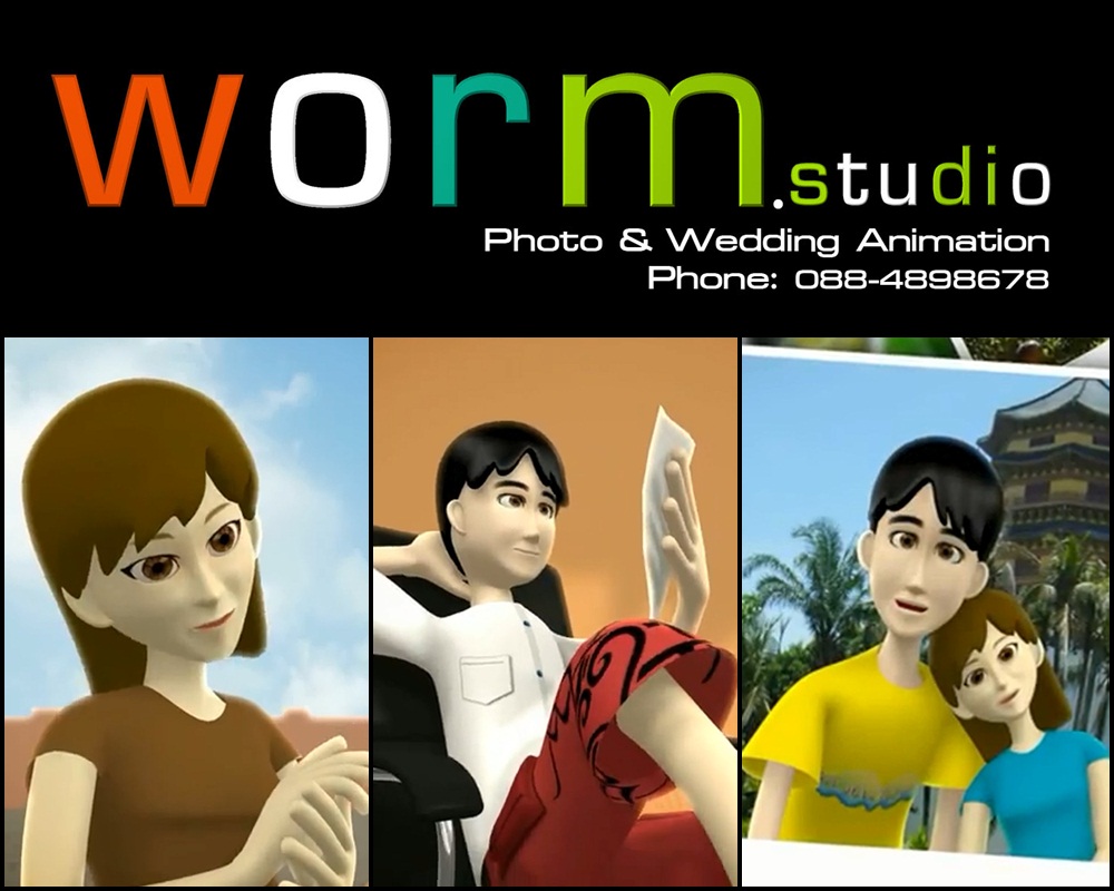 รับทำ การ์ตูนแต่งงาน การ์ตูนแอนนิเมชั่น Wedding Animation การ์ตูนในวันพิเศษ สไลด์ Presentation การ์ตูนงานแต่ง ราคาถูก รูปที่ 4