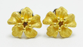 ต่างหูทอง Prima Gold 24K ลายดอกกุหลาบ น่ารัก นน. 2.85 g