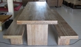 ชุดโต๊ะ+ม้านั่งไม้สัก Teak Set 37,900 บาท