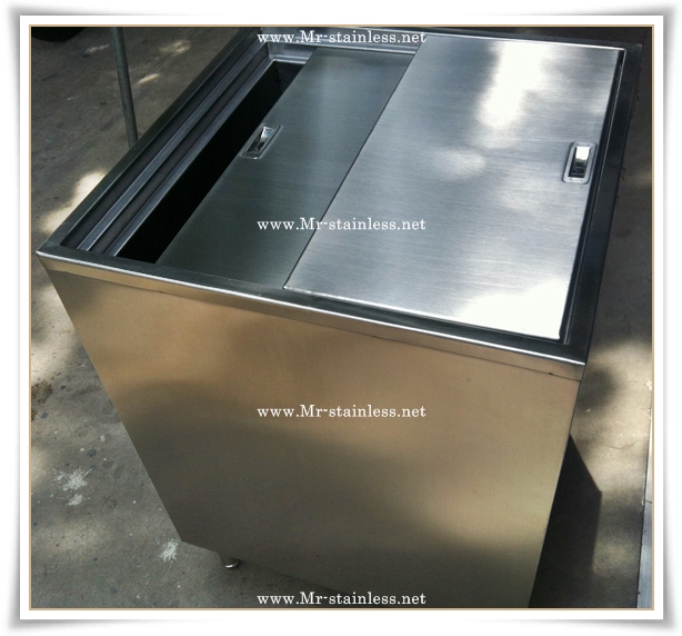 Mr.stainless , เครื่องครัวสแตนเลส ,ถังน้ำแข็ง , ถังน้ำแข็ง ร้านกาแฟ , ถังน้ำแข็งสแตนเลส รูปที่ 4