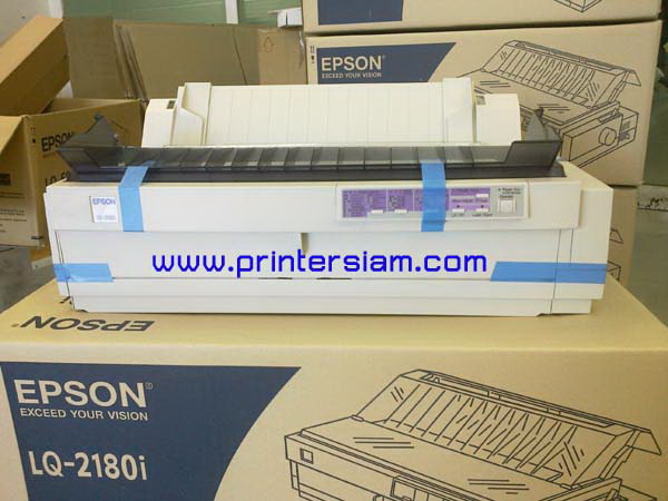 ปริ้นเตอร์หัวเข็ม Epson LQ2180i  LQ590  LQ2190  LQ2090 สำหรับพิมพ์กระดาษต่อเนื่อง กระดาษหลายก็อปปี้   รับประกันเครื่อง 1 ปี หัวพิมพ์ประกัน 2 ปี Onsite Service ส่งและติดตั้งฟรีทั่วไทย รูปที่ 1