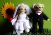 รูปย่อ ขายตุ๊กตาถักไหมพรมหมีคู่แต่งงาน รูปที่2
