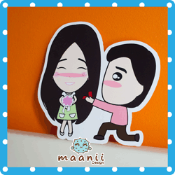 การ์ตูนน่ารัก ในแบบของคุณเองสำหรับงาน wedding present animation และอื่นๆอีกมากมายค่ะ รูปที่ 7