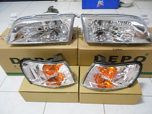 ไฟหน้า-ท้าย toyota ae100- 102-/110ตูดเป็ด coronast190,111/mitsu Ecar/nissan sunny neo/honda accord,civic ทุกยี่ห้อ-รุ่น  รูปที่ 6