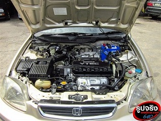 ขายรถบ้านเจ้าของเดียว HONDA CIVIC สภาพสวยมากหายาก ได้สภาพดีแน่นอนการันตรี รูปที่ 3
