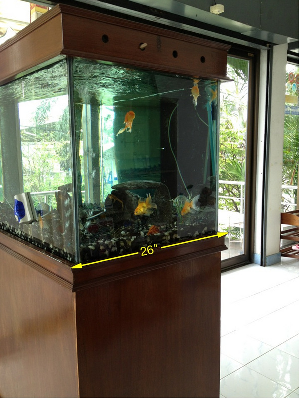 ขายตู้ปลาไม้สัก 13500 บาท รูปที่ 4