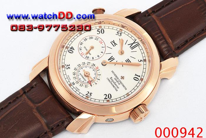 VACHERON CONSTANTIN MALTE DUAL TIME REGULATOR หน้าขาว ตัวเรือน Rose Gold  งานสวยระดับเทพ รวมตัวกันอยู่ที่นี่คะ >> www.wa รูปที่ 1