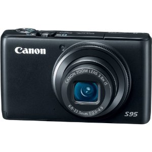 Save Price Canon PowerShot S95 10 MP Digital Camera with 3.8x Wide Angle Optical Image Stabilized รูปที่ 1