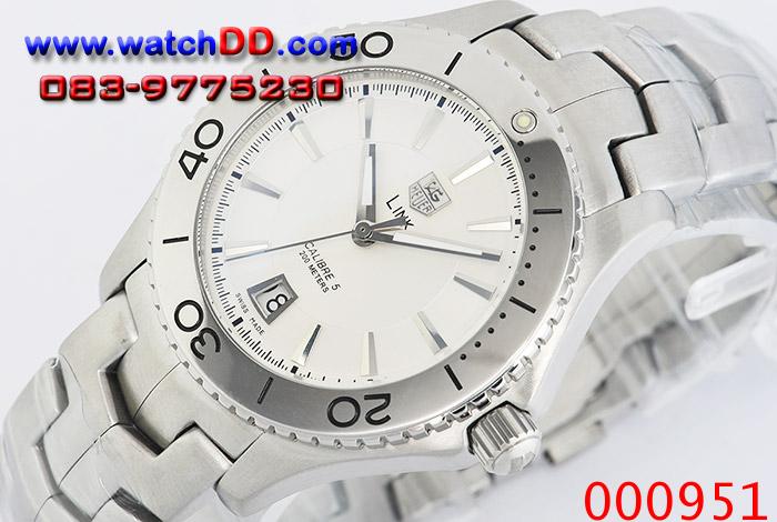 TAG Heuer Link Calibre 5 Turning Bezel เครื่อง JAPAN หน้าขาว  สั่งวันนี้ลดทันทีทุกเรือน พร้อมส่งให้สัมผัสความเหมือนฟรีถึ รูปที่ 1