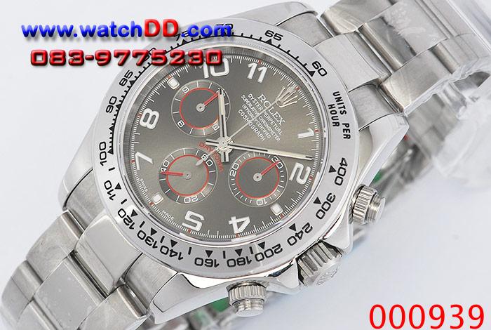 ROLEX DAYTONA หน้าเทา ครื่องสวิส ETA 7750 จับเวลาได้จริง  รูปที่ 1