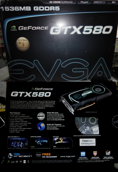 ขายการ์ดจอ GTX 580 , NVIDIA EVGA มือสองสภาพมือหนึ่ง 100% รูปที่ 3