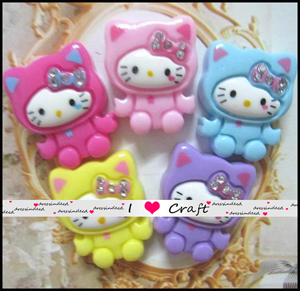 Sweet Deco DIY Hello Kitty ของจิ๋ว งานประดิษฐ์ เคส iPhone ฟรีแบบงานประดิษฐ์แนวเกาหลี รูปที่ 4