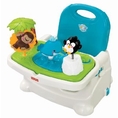 เก้าอี้เด็ก ขนาดพกพา มาพร้อมของเล่น Fisher-Price Precious Planet Healthy Care Booster ของใหม่ พร้อมส่ง