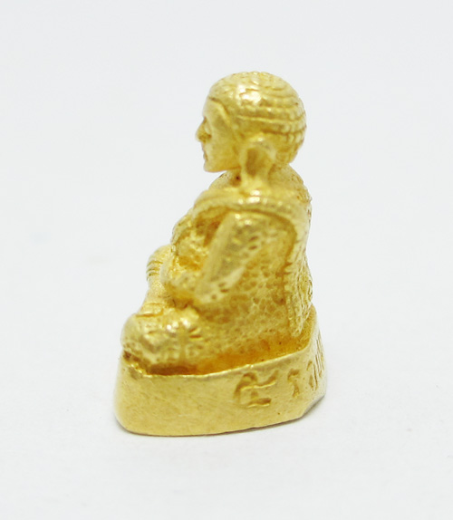 พระสังกัจายน์ 5 รอบ มหาราชินี เนื้อทองคำ นน.3.45 g รูปที่ 4