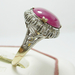 รูปย่อ แหวนทับทิมพม่า ฝังเพชร งานทองK 2 สี นน.4.92 g  รูปที่2