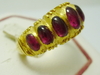 รูปย่อ แหวนทองเก่า พลอยแดง ข้อมะขาม ทอง100 นน 13.90 g รูปที่4