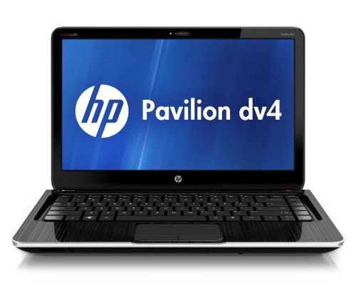 HP Pavilion dv4-5110us 14-Inch Laptop Black รูปที่ 1