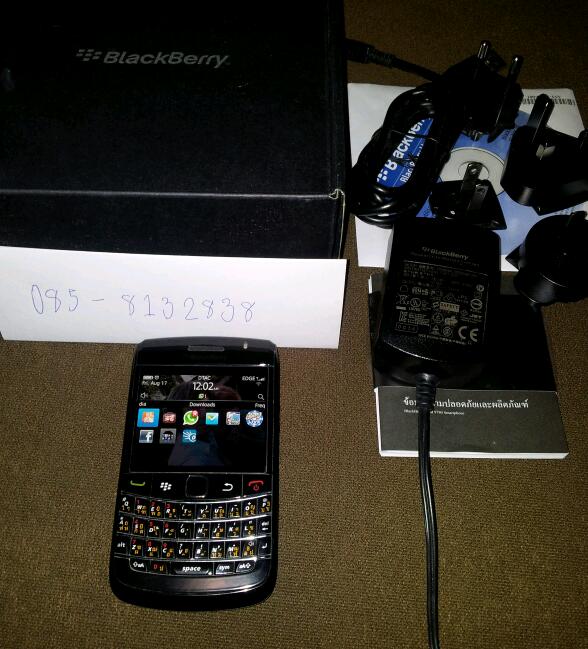 ขาย  Blackberry 9780 สีดำเครื่องศูนย์เหลือประกัน รูปที่ 1
