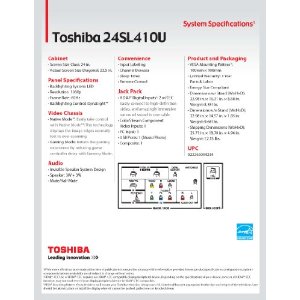 Toshiba 24SL410U Descriptions: รูปที่ 7