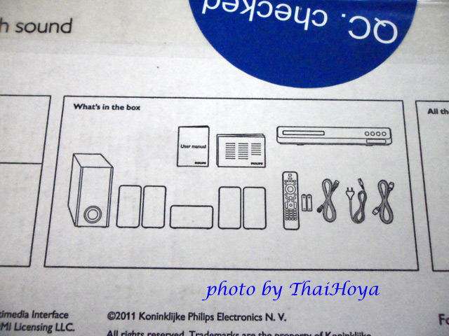 ขาย โฮมเธียเตอร์ Phillips HTS3531 DVD 5.1 CH. ราคาถูกเพียง 4,500 บาท รูปที่ 4
