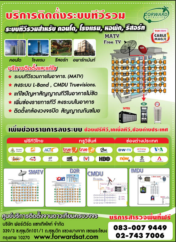 ราคาพิเศษสุดๆ จัดเต็มๆ โปรโมชั่นจานดาวเทียมแบบขายขาด รูปที่ 5