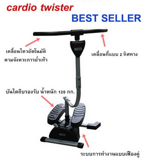 เครื่องออกกำลังกาย คาร์ดิโอ ทวิสเตอร์  cardio twister รูปที่ 3