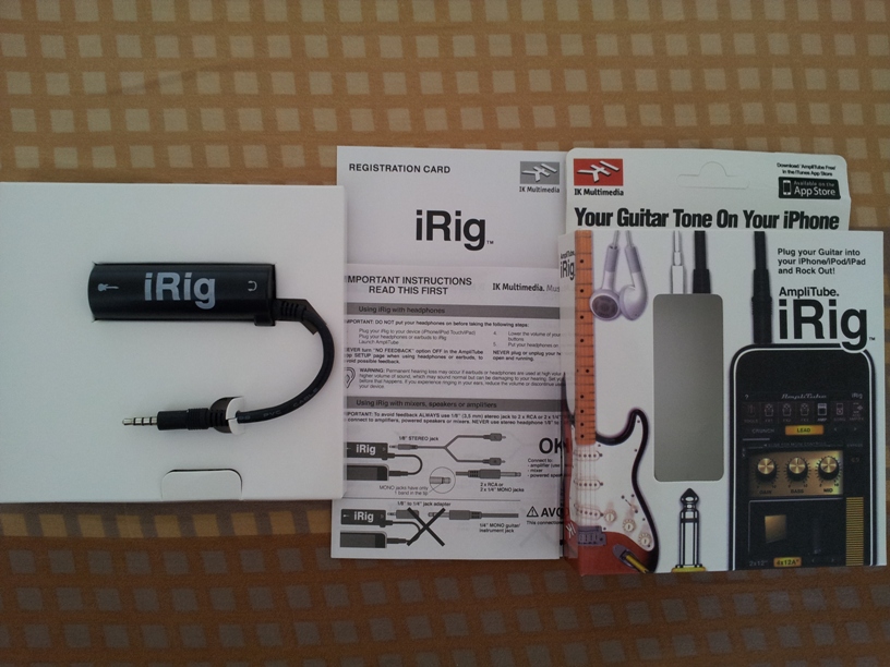 ขาย iRIG ใช้กับกีต้าร์ไฟฟ้าร่วมกับiphone/ipod/ipad ครับ รูปที่ 1