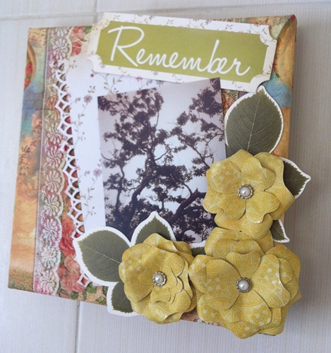 ขายกรอบรูป scrabook+decoupage แนว vintage รูปที่ 3