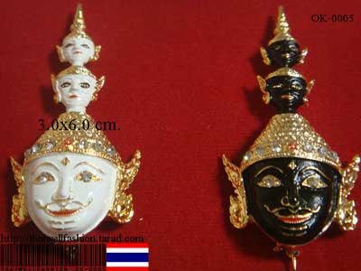เข็มกลัดติดเสื้อ ชุดหัวโขน OK-0005 รูปที่ 2