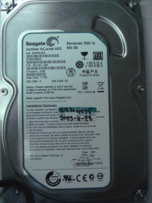 ขาย HDD 500 GB SATA II Seagate มือสอง รูปที่ 1