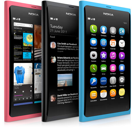 nokia n9 64GB สินค้าใหม่จากศูนย์ ราคา 11,000 บาท รูปที่ 1