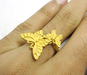 รูปย่อ แหวนทอง Gold master 24K ลายผีเสื้อ น่ารัก งานสวย นน.5.05 g  รูปที่3