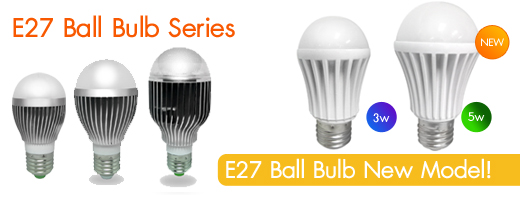 LED E27 Ball bulb Taiwan series รูปที่ 4
