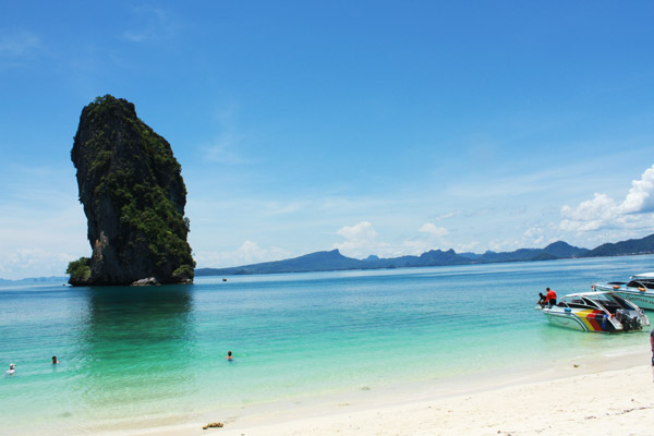 ท่องทะเลกระบี่ 4 เกาะ ชมทะเลแหวกโดยเรือเร็ว รูปที่ 6