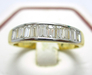 รูปย่อ แหวนทอง ฝังเพชรแทปเปอร์ 12เม็ด งานสวยมาก นน.2.62 g รูปที่1